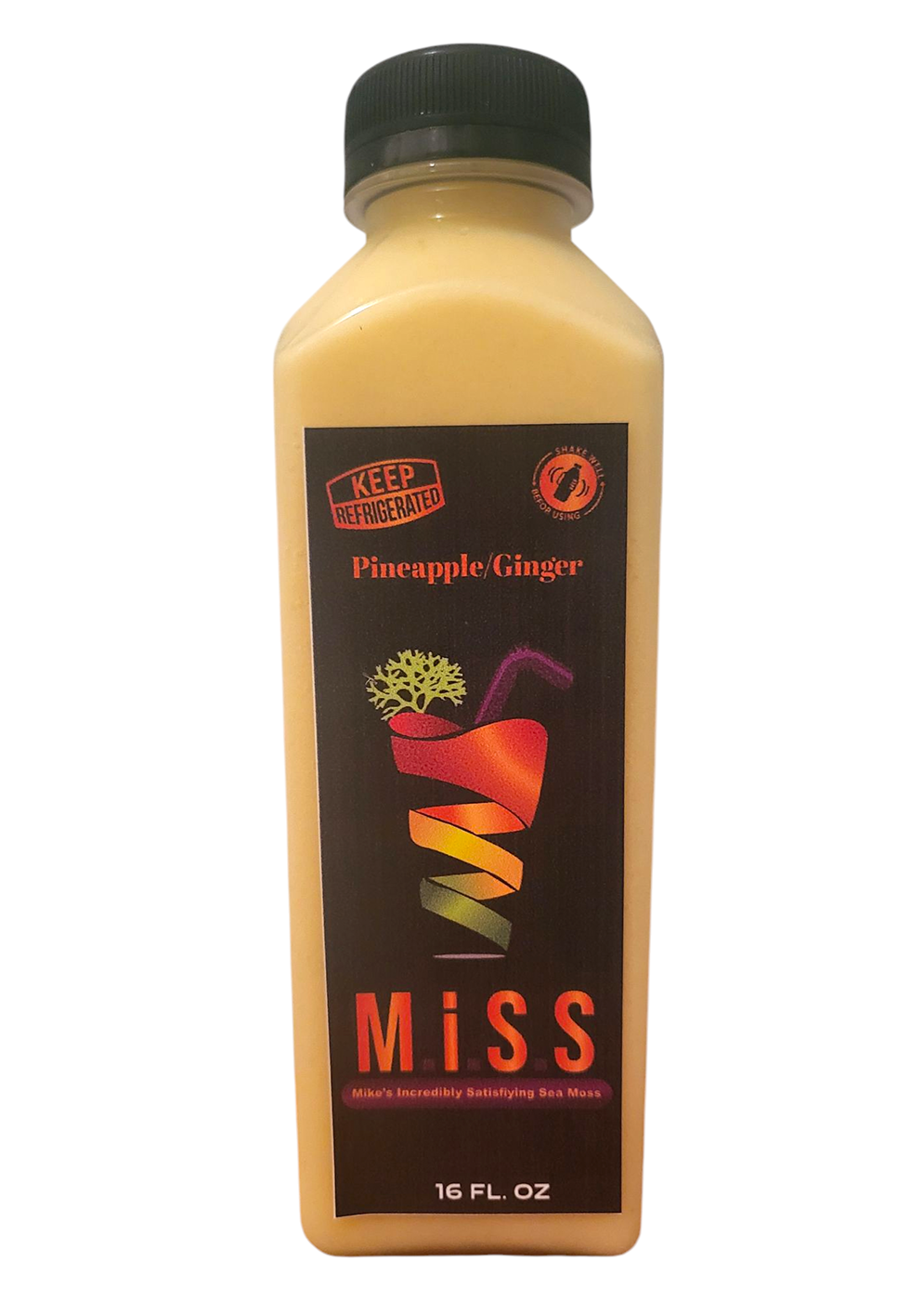 Pineapple-Ginger Sea Moss Smoothie