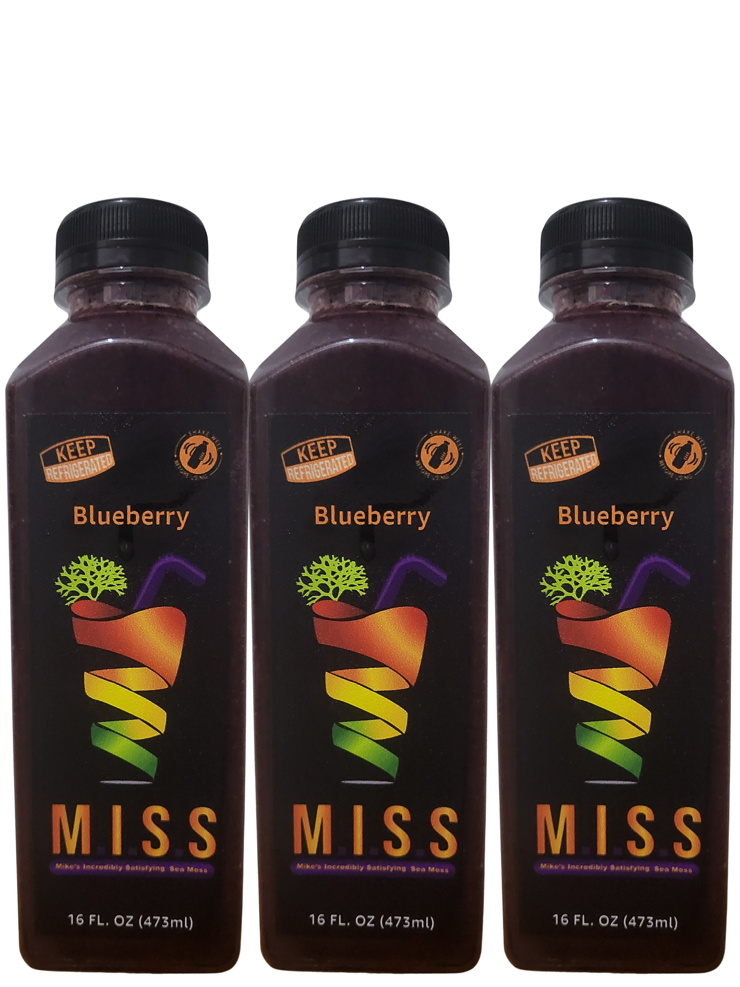 Blueberry Sea Moss Smoothie 30 Pack by Mike's Sea Moss