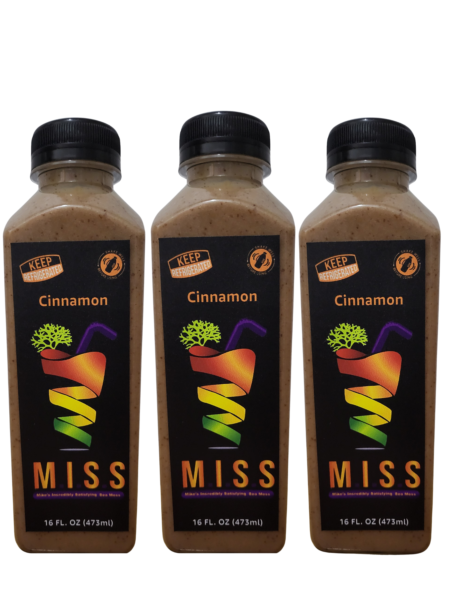 Cinnamon Sea Moss Smoothie 30 Pack by Mike's Sea Moss