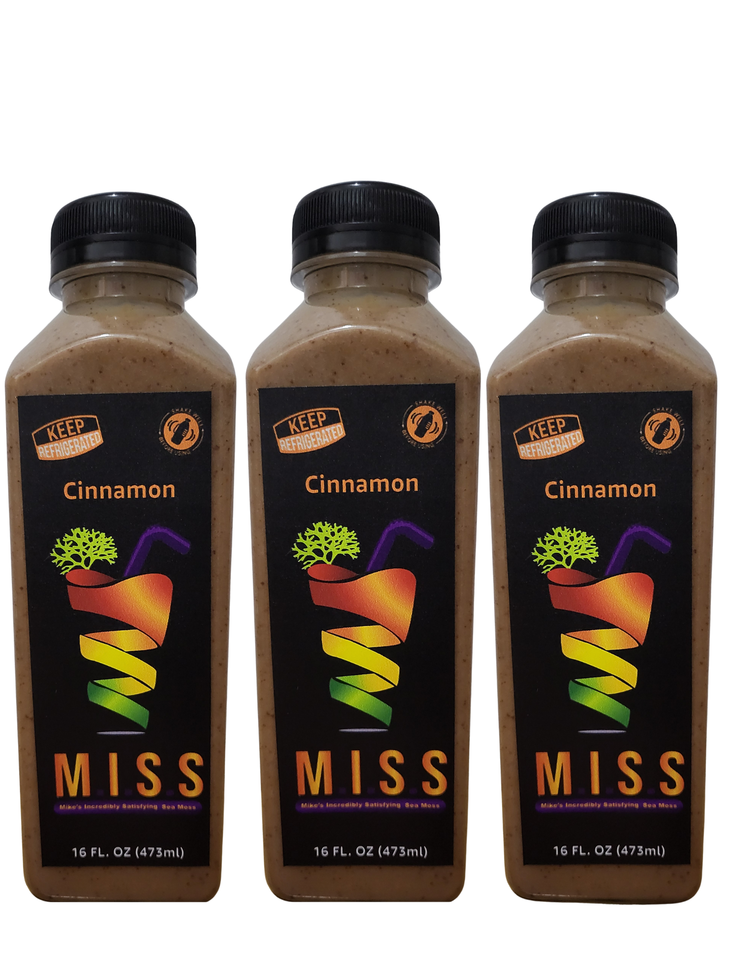 Cinnamon Sea Moss Smoothie 30 Pack by Mike's Sea Moss