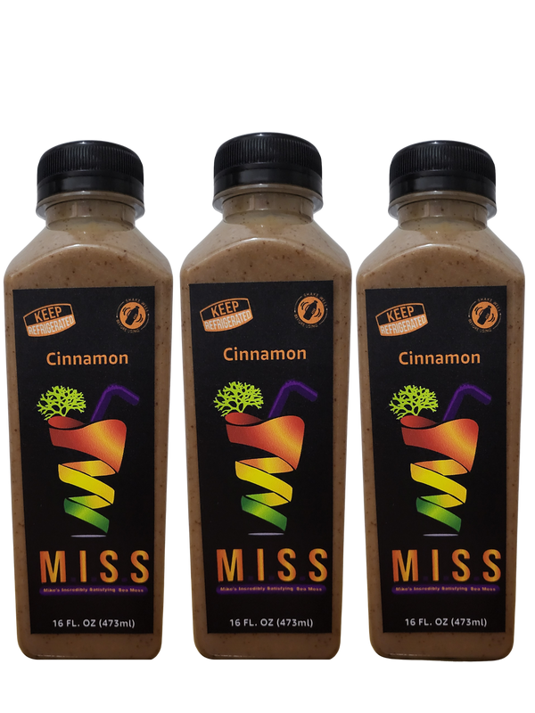 Cinnamon Sea Moss Smoothie 30 Pack by Mike's Sea Moss