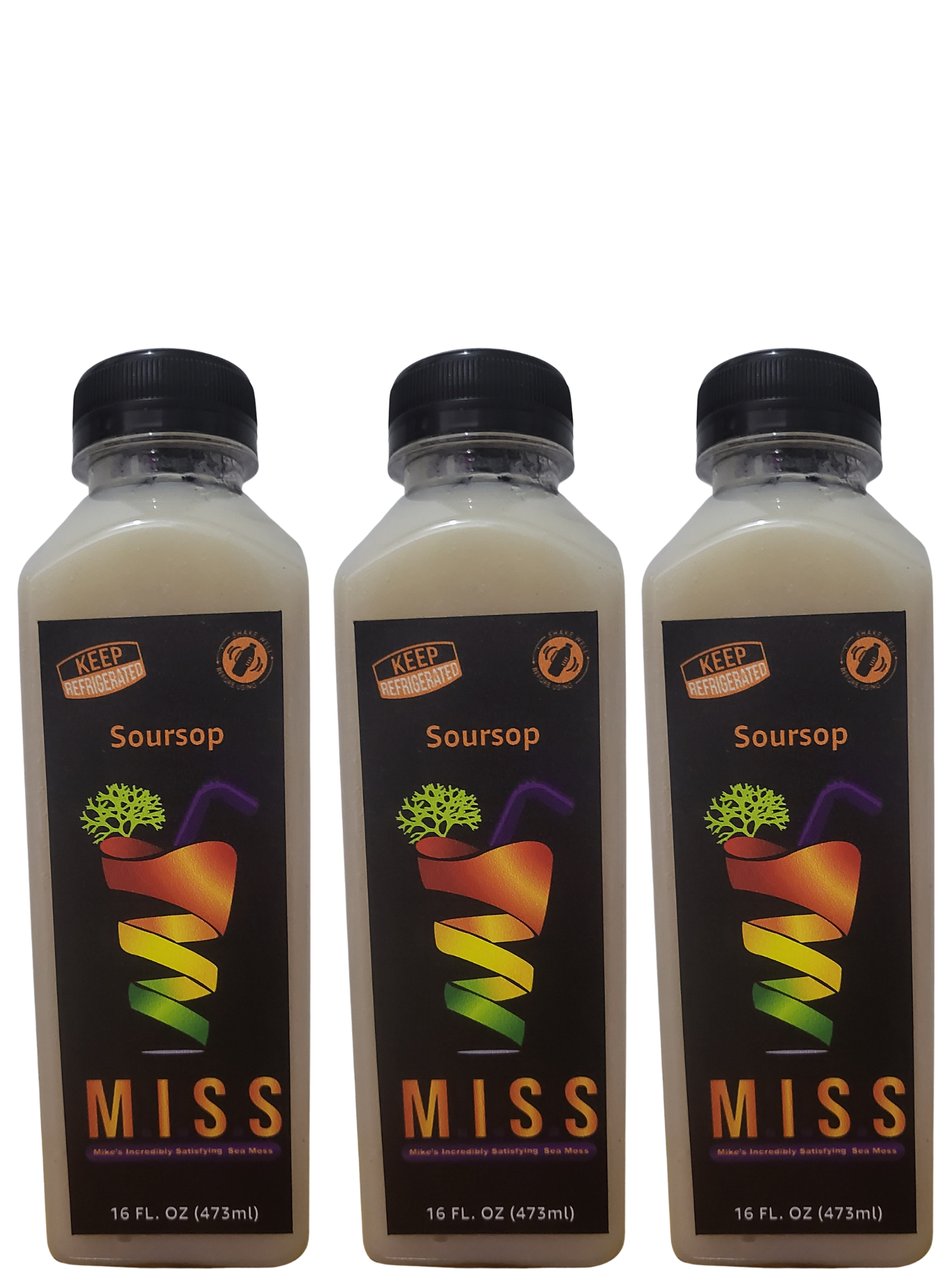 Soursop Sea Moss Smoothie 30 Pack by Mike's Sea Moss