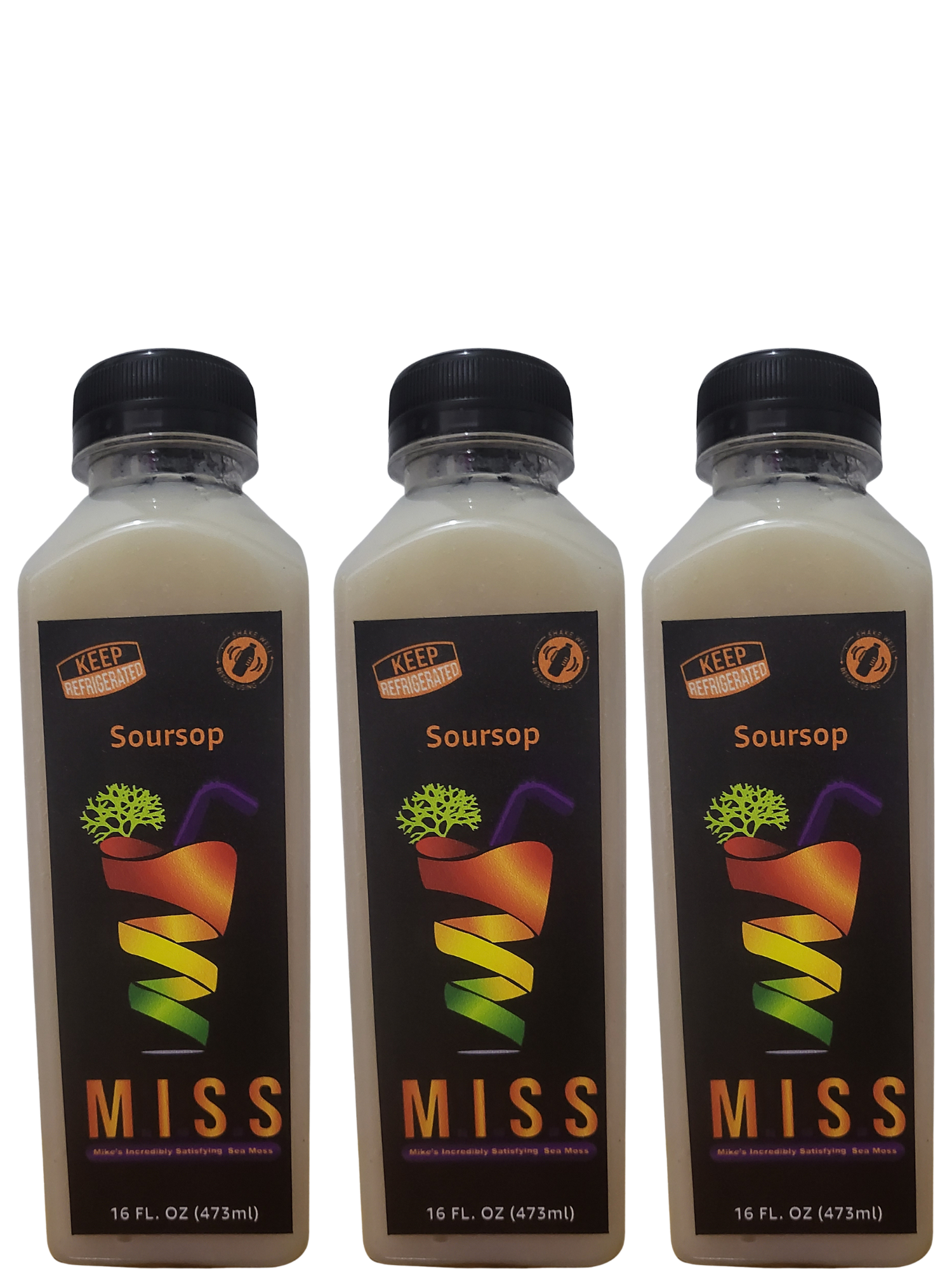 Soursop Sea Moss Smoothie 30 Pack by Mike's Sea Moss