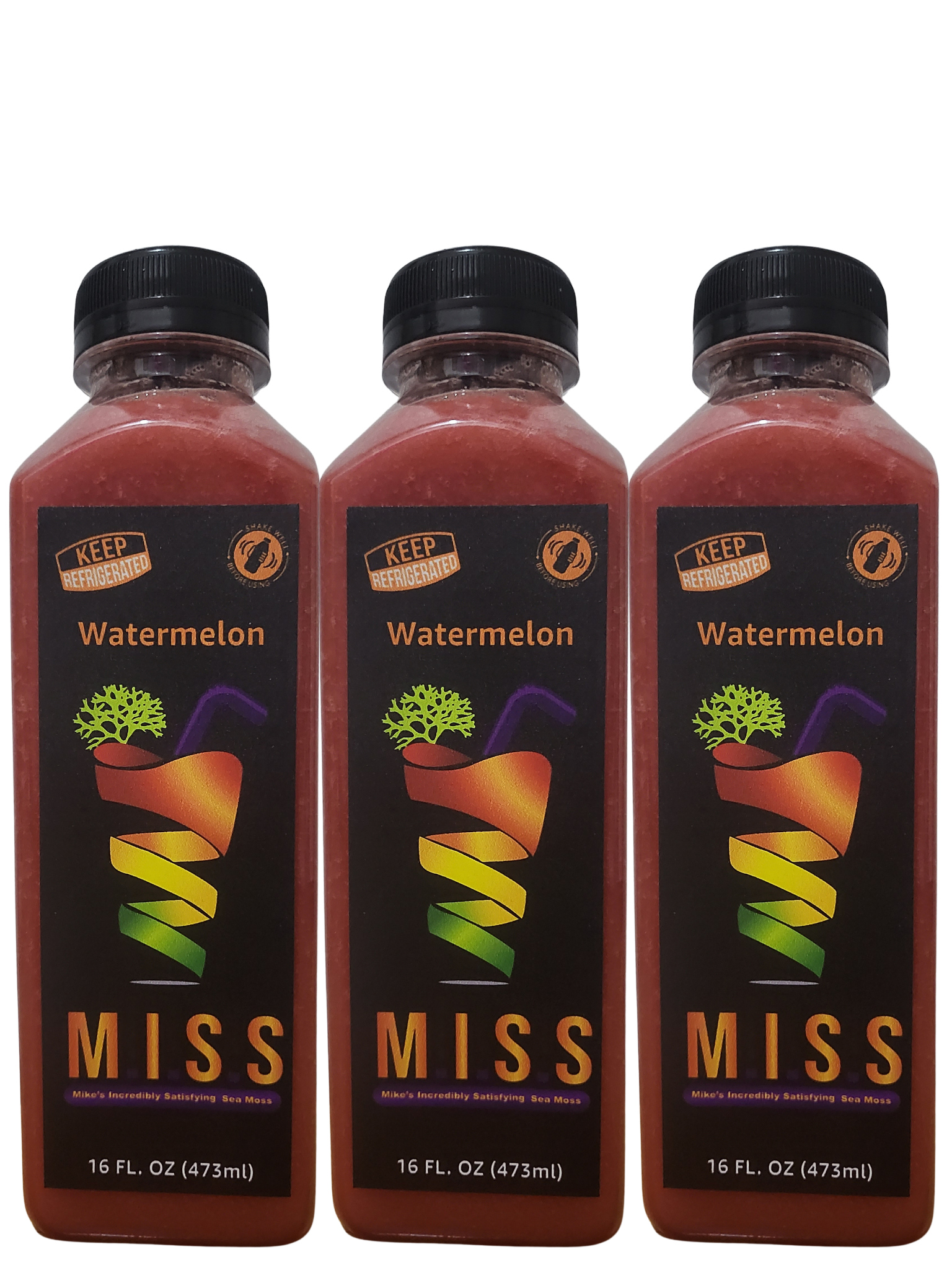 Watermelon Sea Moss Smoothie 30 Pack by Mike's Sea Moss