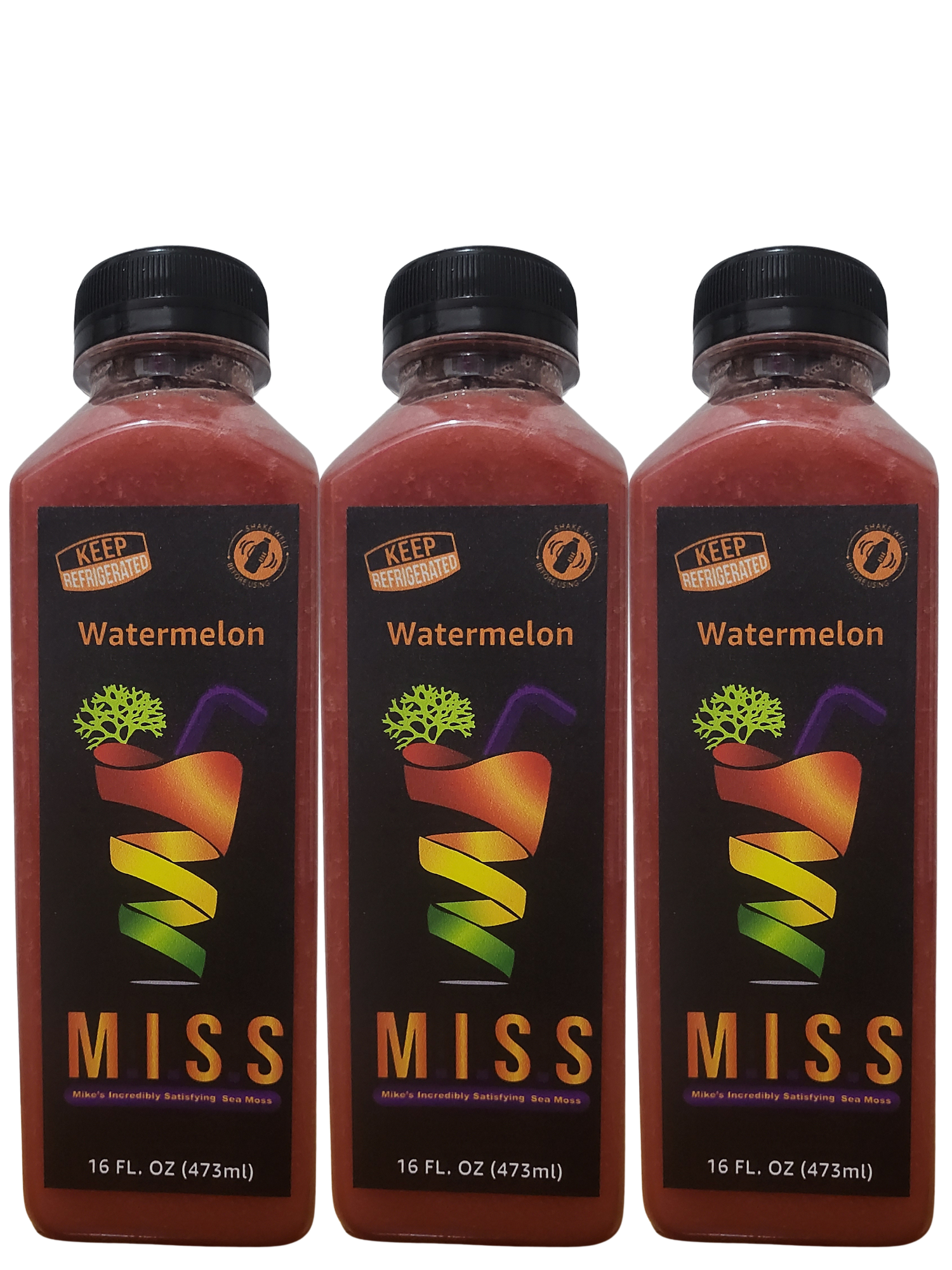 Watermelon Sea Moss Smoothie 30 Pack by Mike's Sea Moss